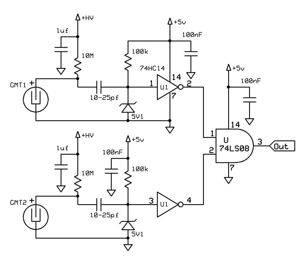 Simple 2 tube detector circuit
